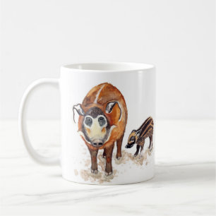 Caneca De Café Red River Hog Trabalho de arte Mug