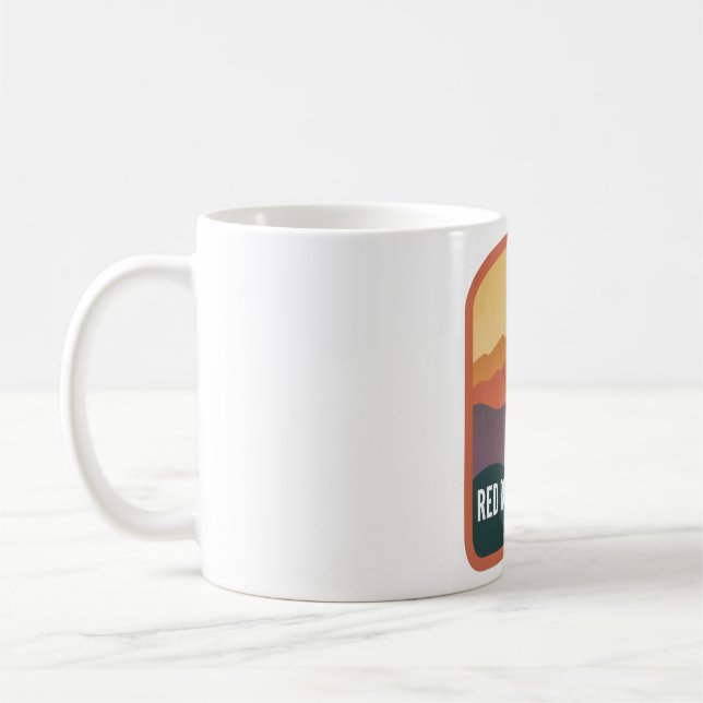 Caneca De Café Red Rock Canyon Nevada Sunset (Esquerda)