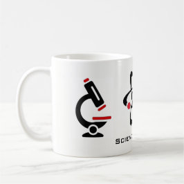 Caneca De Café Red Science faz Design Mug