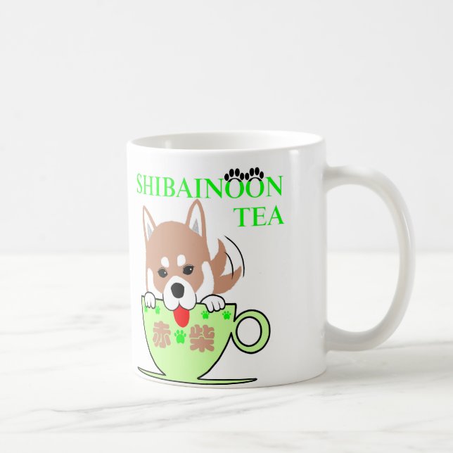 Caneca De Café Red Shiba Inu (Direita)