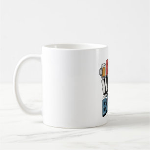 Caneca De Café Red White e Break Design