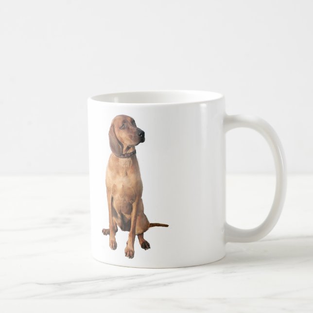 Caneca De Café Redbone Coon Hound (A) (Direita)