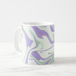 Caneca De Café Redemoinhos de Pastel Suave