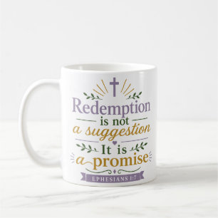 Caneca De Café Redenção Não É Uma Sugestão, É Uma Promessa