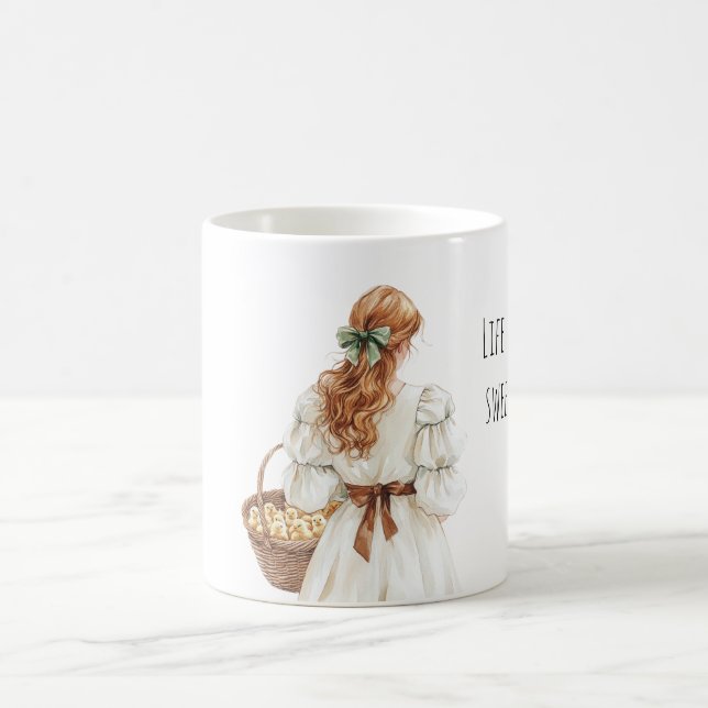 Caneca De Café Redhead Female Baby Chicks (Centro)