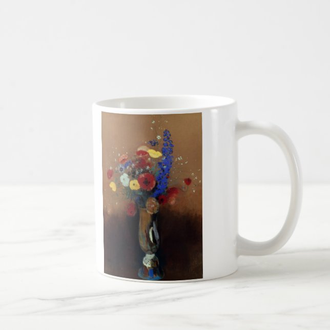 Caneca De Café Redon: Flores selvagens, C1912 (Direita)