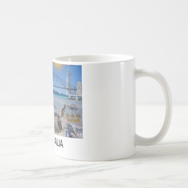 CANECA DE CAFÉ REFLEXÕES DA ONÇA    AUSTRÁLIA (Direita)