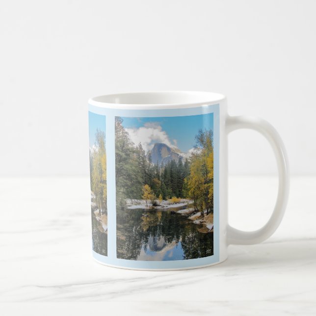 Caneca De Café Reflexões De Meia Dome (Direita)