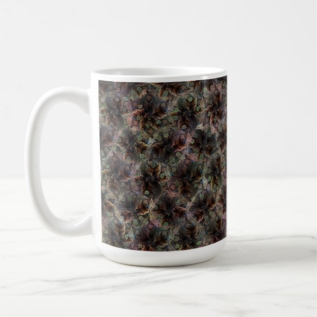 Caneca De Café Reflexões na Burrow: A Simetria das Mulheres (Esquerda)