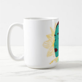 Caneca De Café Reflexões no Trabalho de arte