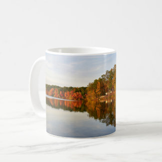 Caneca De Café Reflexos de Outono no Parque Notte