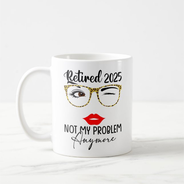 Caneca De Café Reforma 2025 Mulheres Aposentadas 2025 Não É Meu P (Esquerda)