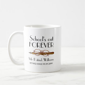 Caneca De Café Reforma dos Professores da Escola para Sempre Vint