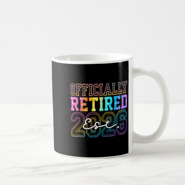 Caneca De Café Reforma Oficialmente Aposentada 2026 Reforma Funar (Direita)