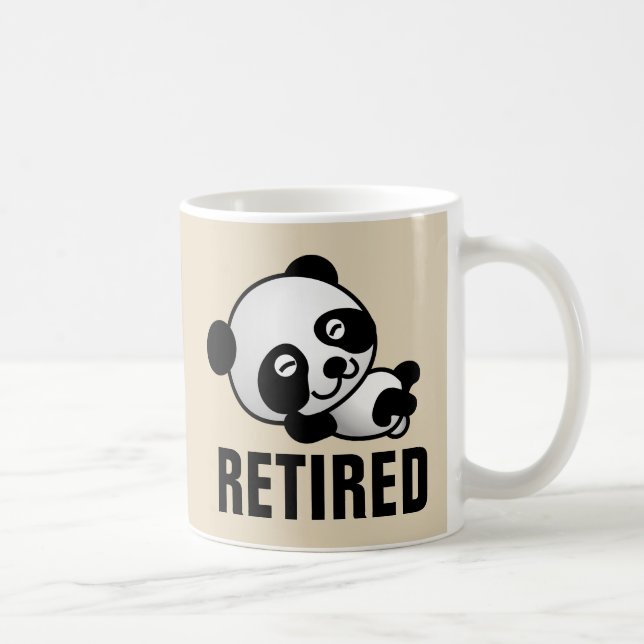 CANECA DE CAFÉ REFORMA RETIRADA PANDA DE CARNE DE CAFÉ (Direita)