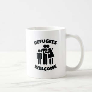 Caneca De Café Refugiados Bem-Vindos