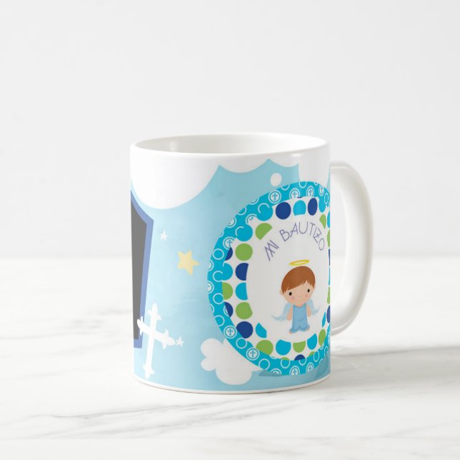 Caneca De Café Regalo para bautizo (Frente Esquerda)