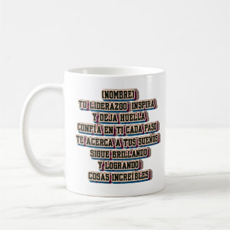 CANECA DE CAFÉ REGALO PERSONALIZADO PARA (NOMBRE) INSPIRACIÓN