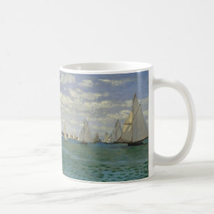 Caneca De Café Regata de Claude Monet em Sainte-Adresse