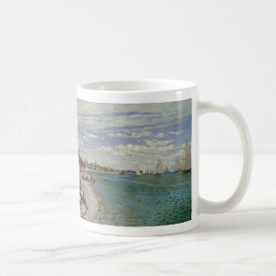 Caneca De Café Regata em Sainte-Adresse - Claude Monet