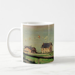 Caneca De Café Regatta em Villerville por Gustave Caillebotte