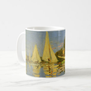 Caneca De Café Regatta no Argenteuil por Claude Monet