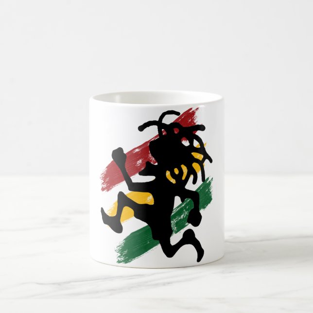 Caneca De Café Reggae de Cori Reith Rasta (Centro)