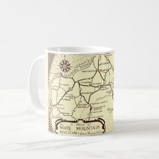 Caneca De Café Região das Montanhas Brancas de NH Cartão Postal
