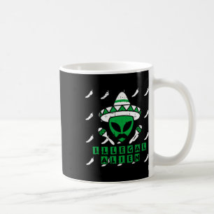 Caneca De Café Região Mexicana - Alienígena Ilegal Marciana - 51 