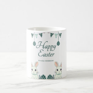 Caneca De Café "Regozijo e comemoração: Páscoa deseja que você