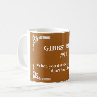 Caneca De Café regra 91 de Gibbs
