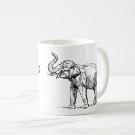 Caneca De Café Regra de elefantes