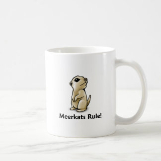 Caneca De Café Regra de Meerkats!