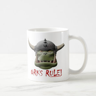 Caneca De Café Regra de Orks!
