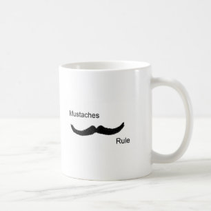 Caneca De Café Regra dos bigodes