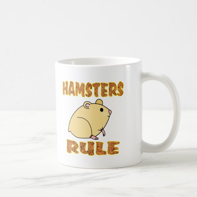 CANECA DE CAFÉ REGRA DOS HAMSTER (Direita)