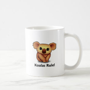 Caneca De Café Regra dos Koalas!