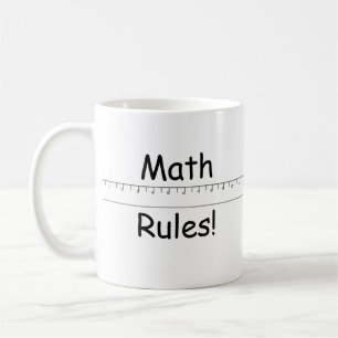 Caneca De Café Regras da matemática!