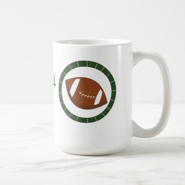 Caneca De Café Regras de futebol (Direita)