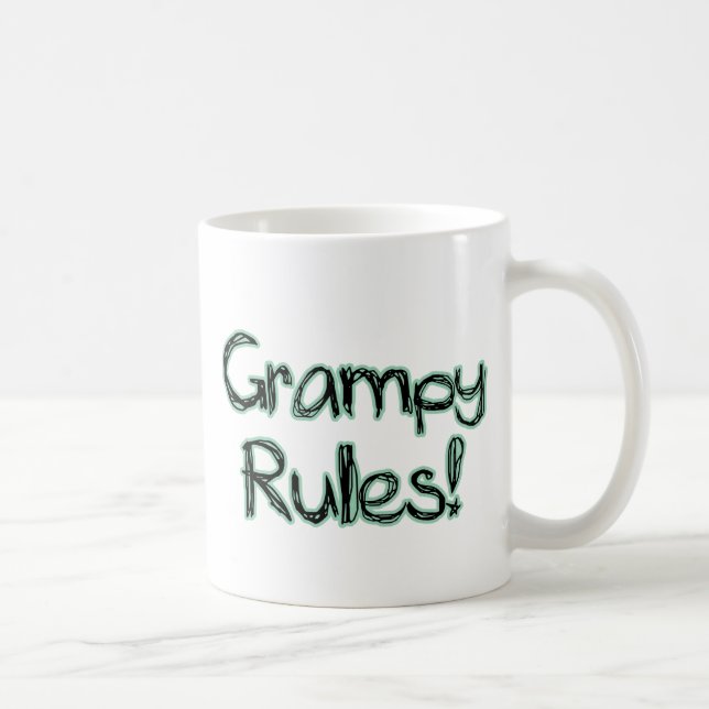 Caneca De Café Regras de Grampy (Direita)