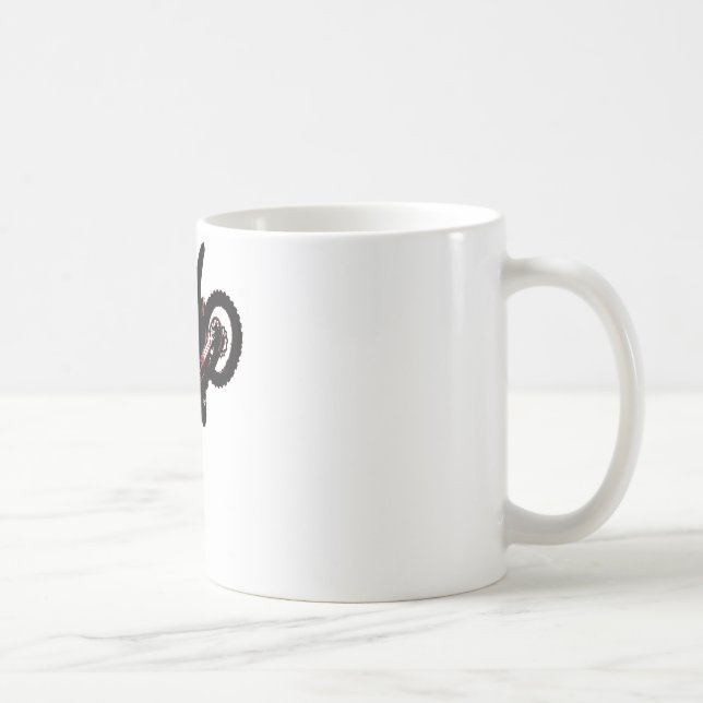 Caneca De Café Regras do MX Motocross! (Direita)