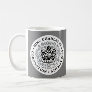 Caneca De Café Rei Charles III Coronação Emblem Tea/ Café Mug