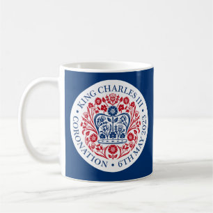 Caneca De Café Rei Charles III Coronação Emblem Tea/ Café Mug