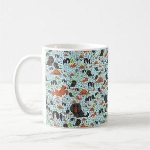 Caneca De Café Rei Charles Spaniel Mug, Azul