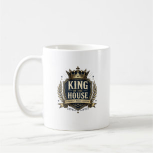 Caneca de Café Rei da Casa Divertido Pai Real