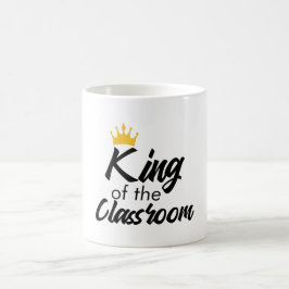 Caneca De Café Rei Da Sala De Aula Legal De Volta À Cotação Da Es