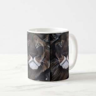 Caneca De Café Rei das Feras Pintura por Alfred Fox