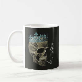 Caneca De Café Rei de Ashes - Design de Streetwear góticos
