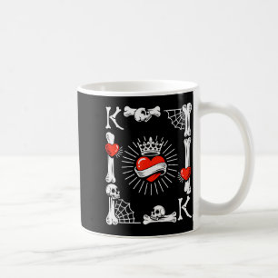 Caneca De Café Rei de Copas Fantasia de Carta Custa Cômico Hallow