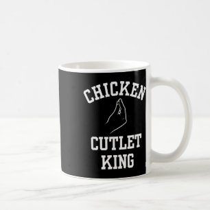 Caneca De Café Rei do Bife de Frango Engraçado Mão Italiana, Fo I